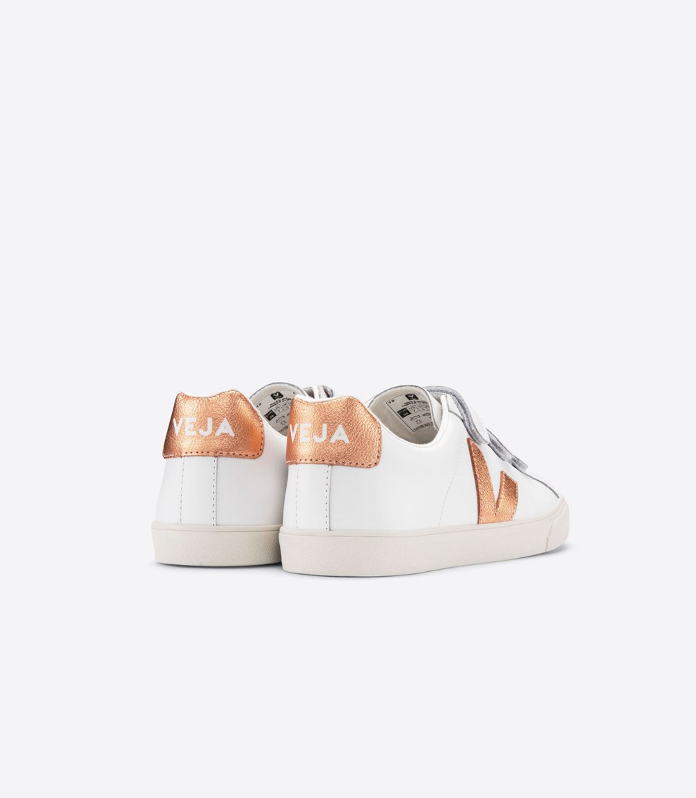 Veja Sneakers Womens - 3-lock Leather - White - 9560HZNDI